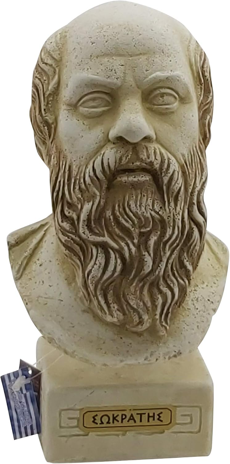 Socrates Ancient Greek Philosopher Bust Head Sculpture Casting Stone