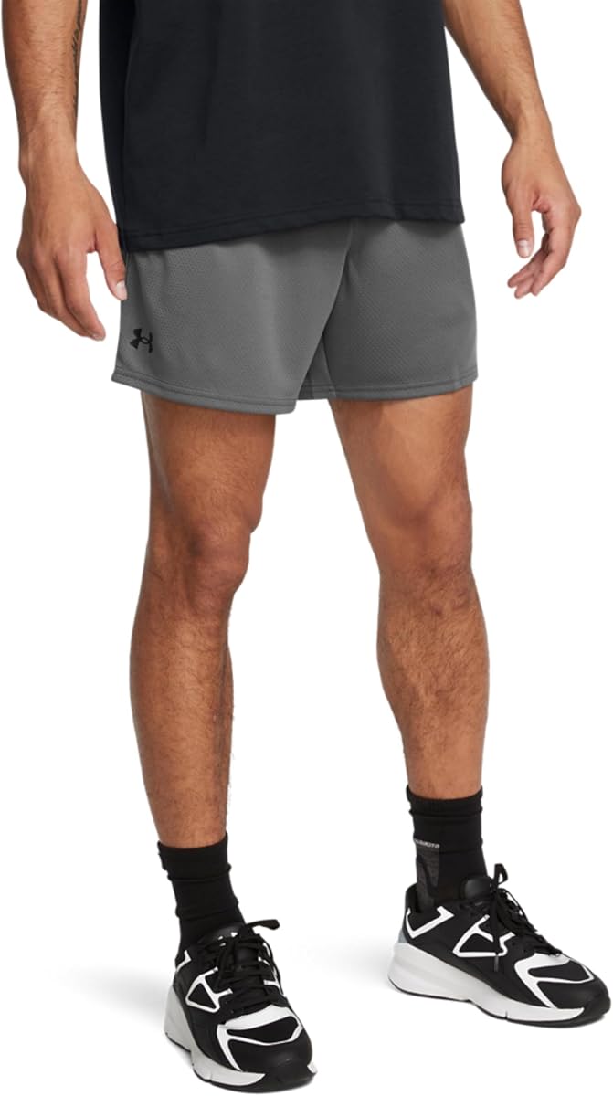 Under Armour Pantalones cortos de malla Tech de 6 pulgadas para hombre