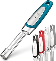Orblue Premium Stainless Steel Apple Corer - Durable Fruit Core Remover for Apples, Pears, Peaches & Veggies, Blue