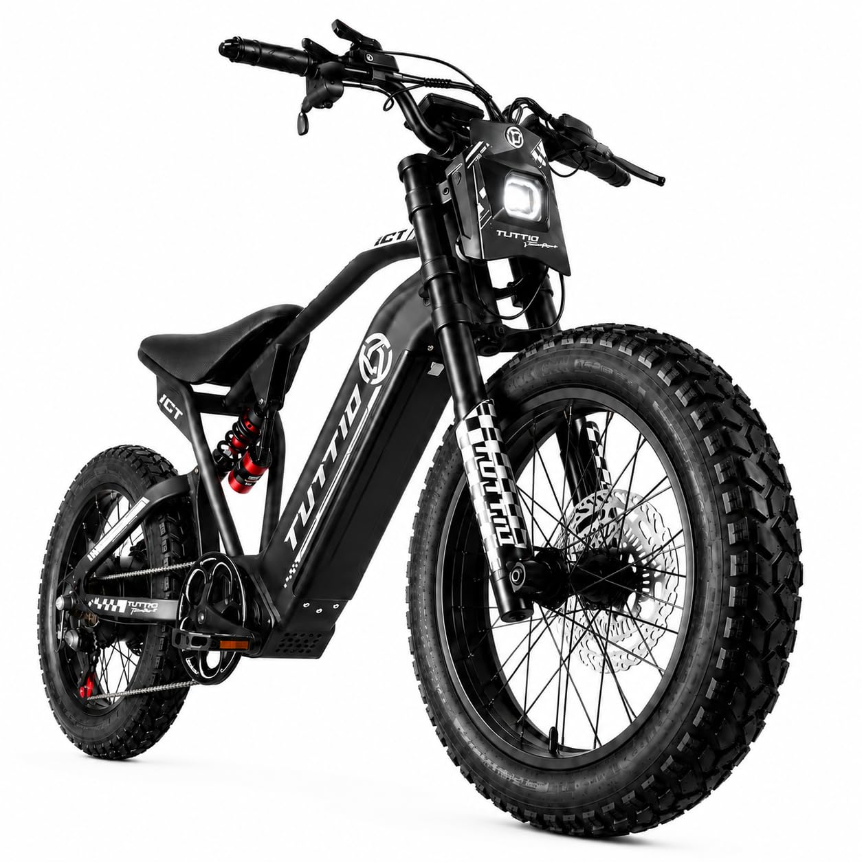 Tuttio ICT 2.0 5OOOW Peak Electric Bike for Adults, 60V 25Ah Battery