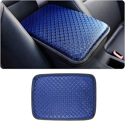 8sanlione Almohadilla de cojín para consola central de automóvil, 11.8 x 8.3 pulgadas, impermeable, antideslizante, piel sintética, protector para