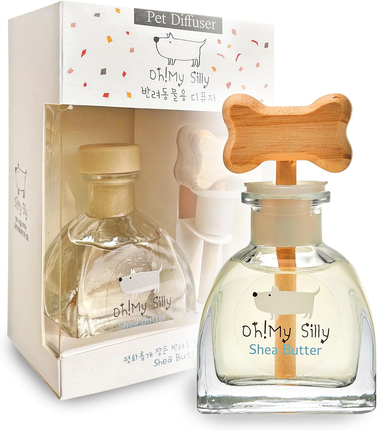 EVENDAY Oh My Silly – Difusor para mascotas, compacto pero potente, eliminación de olores de larga duración de 60 días para perros y gatos, aroma