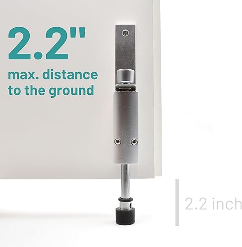 Miniatura 4 de Tope de puerta Kickdown  Tope de puerta resistente con escalón de patada  Soporte de puerta accionado por pie para uso al aire libre y comercial