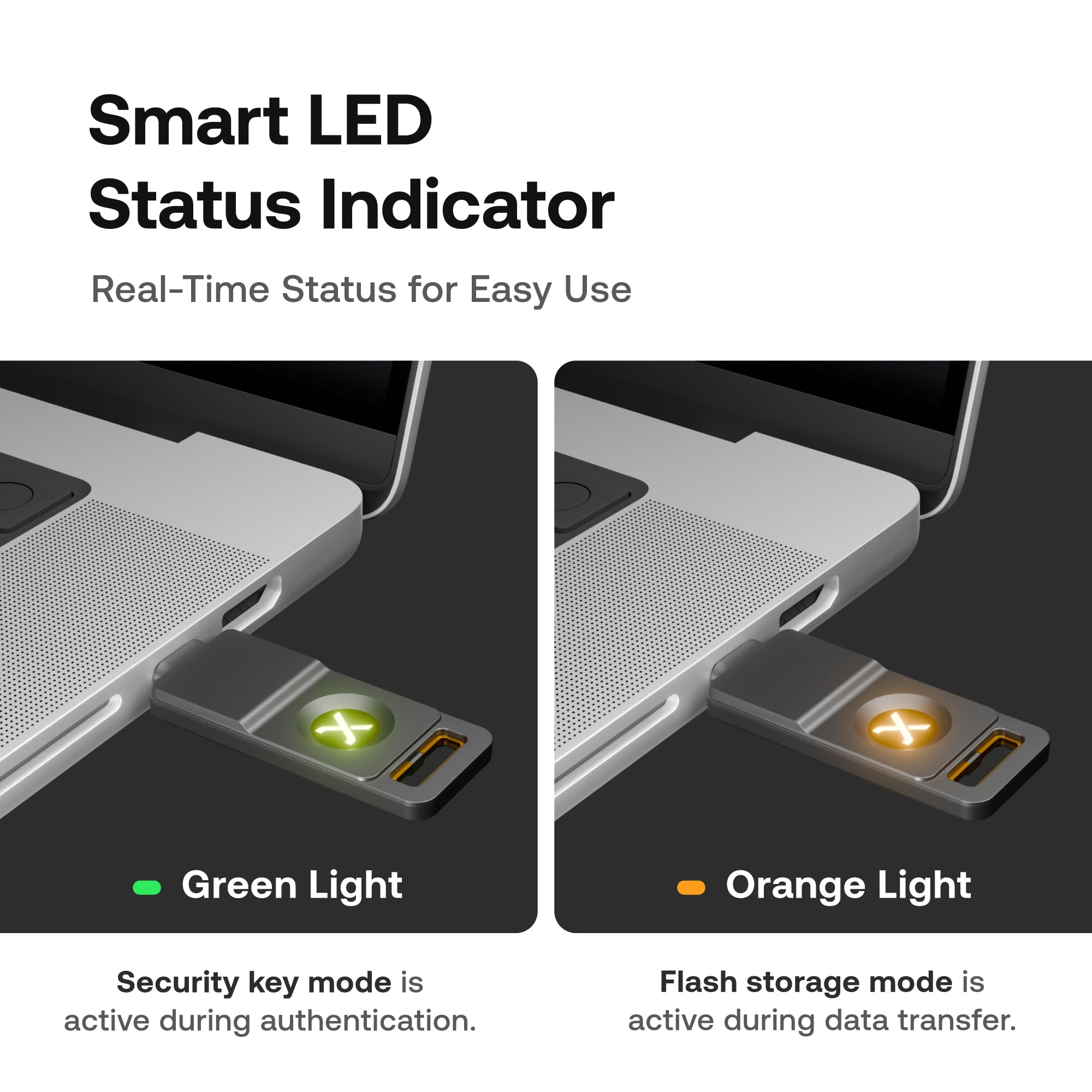 SecuX PUFido Drive Clife Key - Llave de seguridad USB C con tecnología PUF y unidad flash integrada, hardware certificado FIDO2 U2F, seguridad no clonable enraizada para inicio de sesión sin