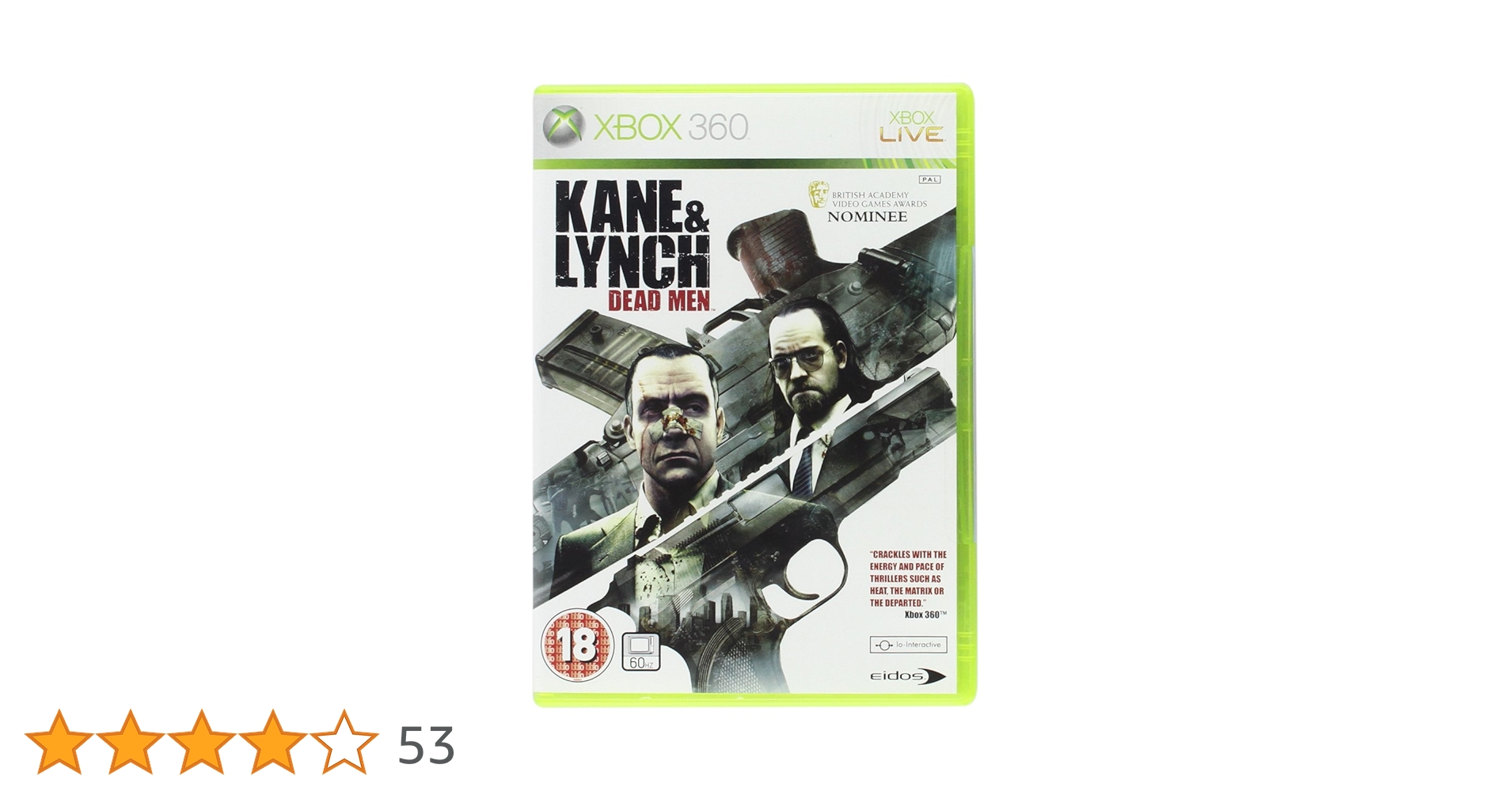 Kane & Lynch: Dead Men (Xbox 360) by Eidos : Amazon.com.au: Video