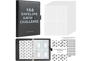 100 Envelopes Money Saving Challenge Book: Proven Motivational Budget Binder to Kickstart...
