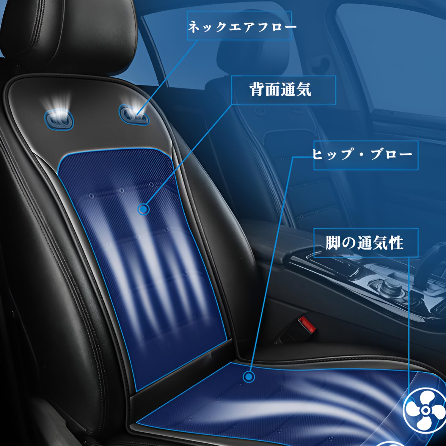 Amazon | [Lubiling]車 シートクーラー【2025強化版・2枚大型強力 