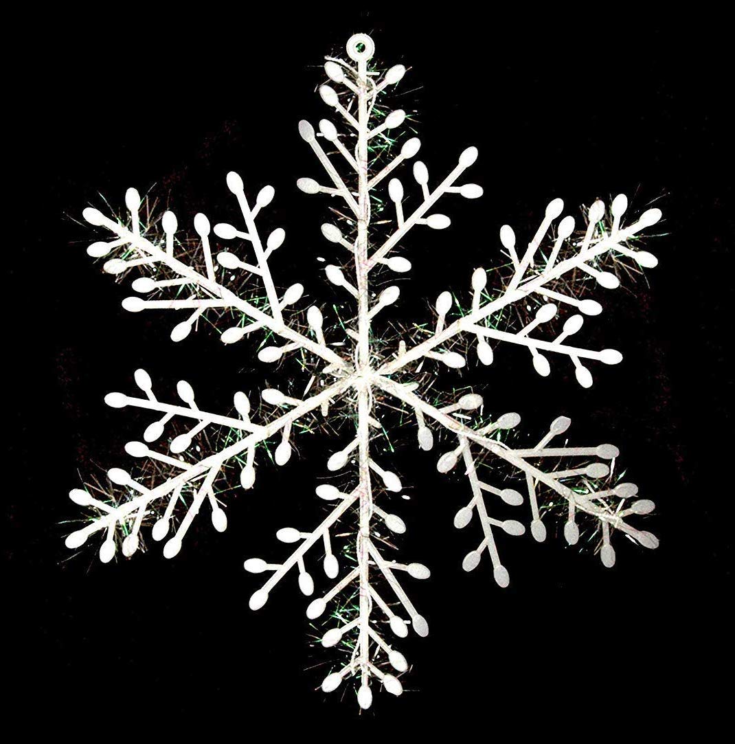 Pack of 6 - 20cm Snowflakes - Snowflake Decorations - For Frozen Themed Parties
