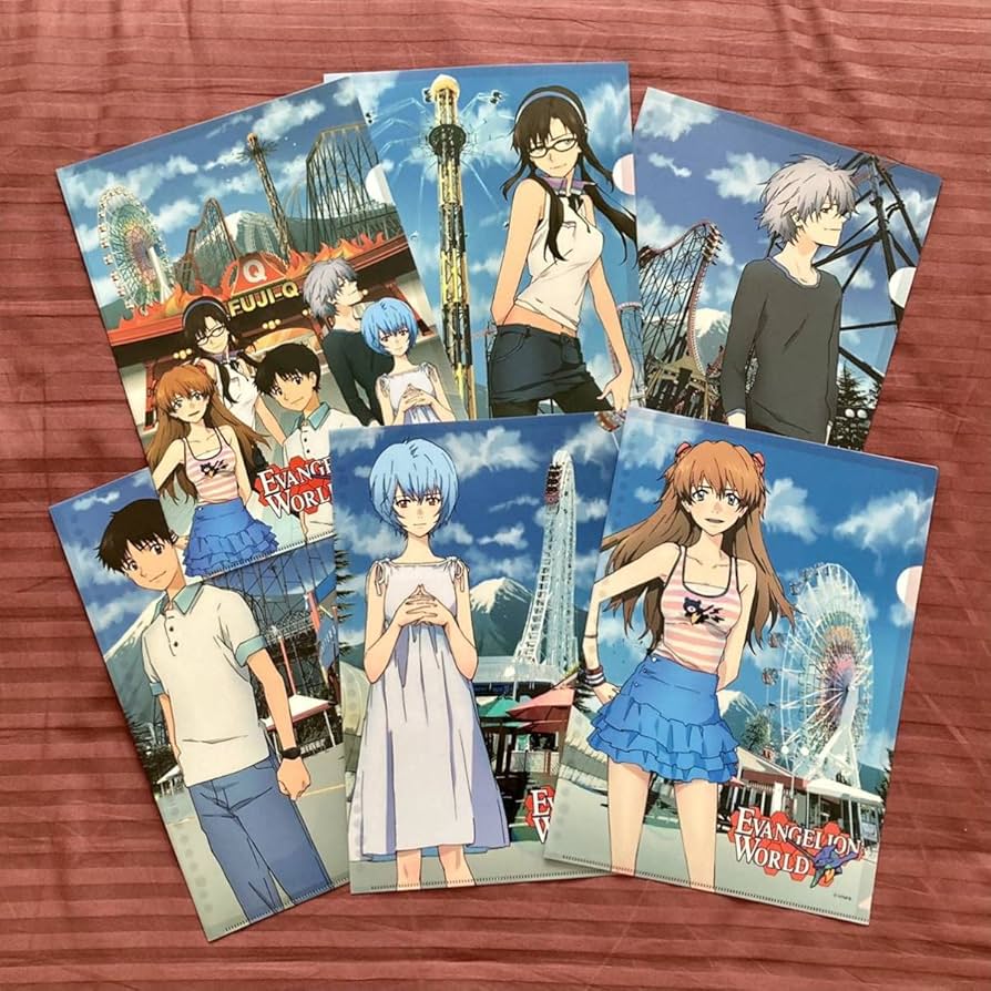 エヴァンゲリオン　富士急コラボ　クリアファイル　新品未開封 エヴァンゲリオン、富士急コラボ、真希波マリ、クリアファイル。