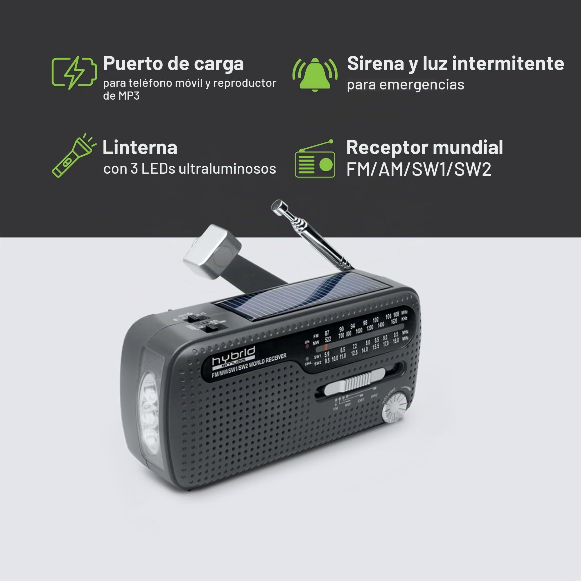 Muse MH-07DS estéreo portátil