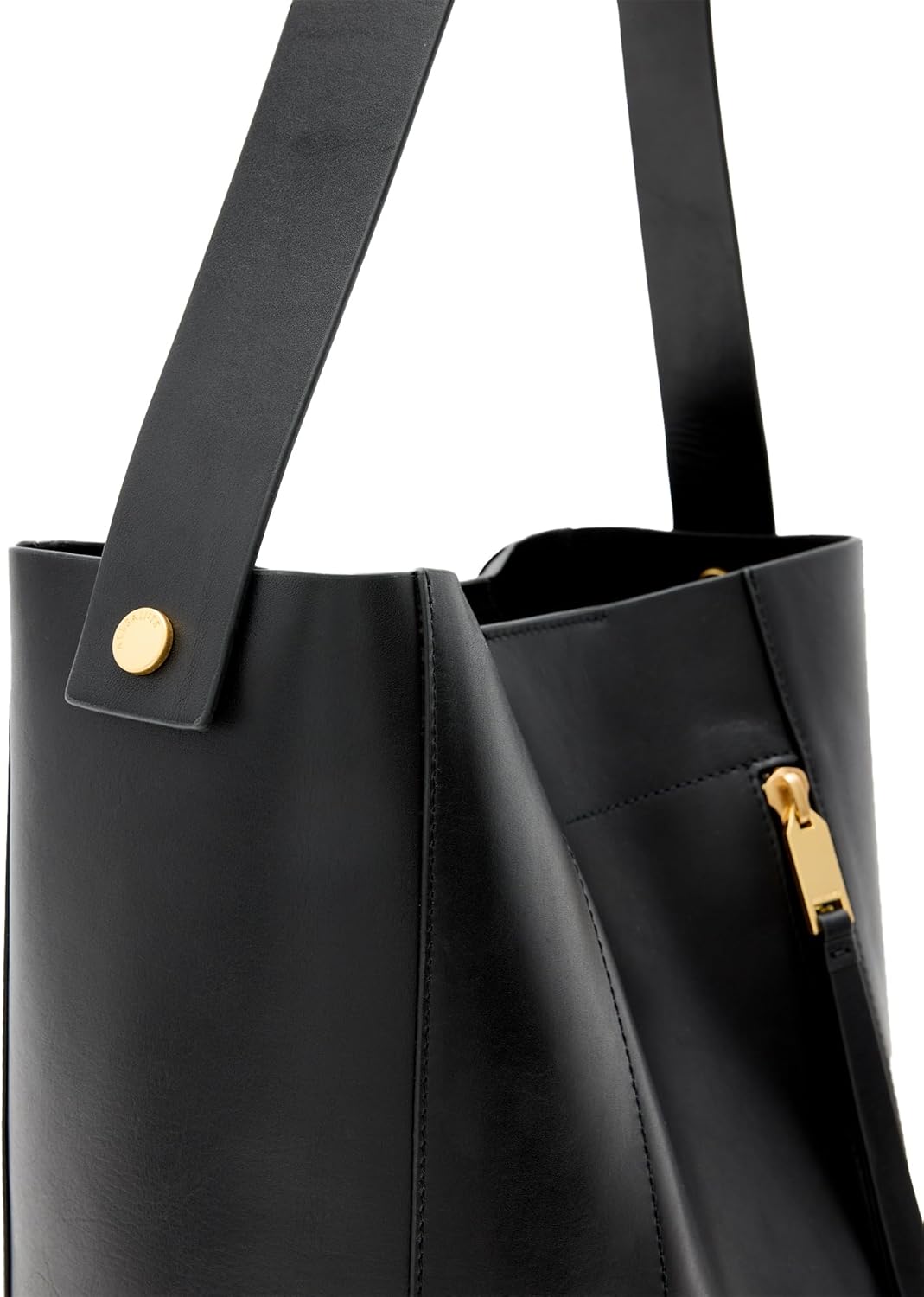 AllSaints Women's Handbags Alba Hobo Bag Black - Image 3