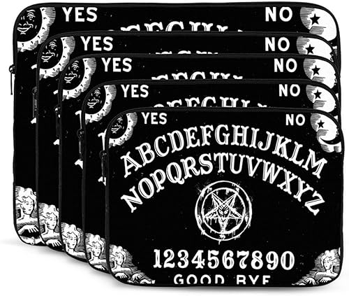 Miniatura 2 de Goth Satanic Ouija - Funda para portátil de 15 pulgadas, funda protectora para tablet, bolsa de computadora portátil para mujeres y hombres