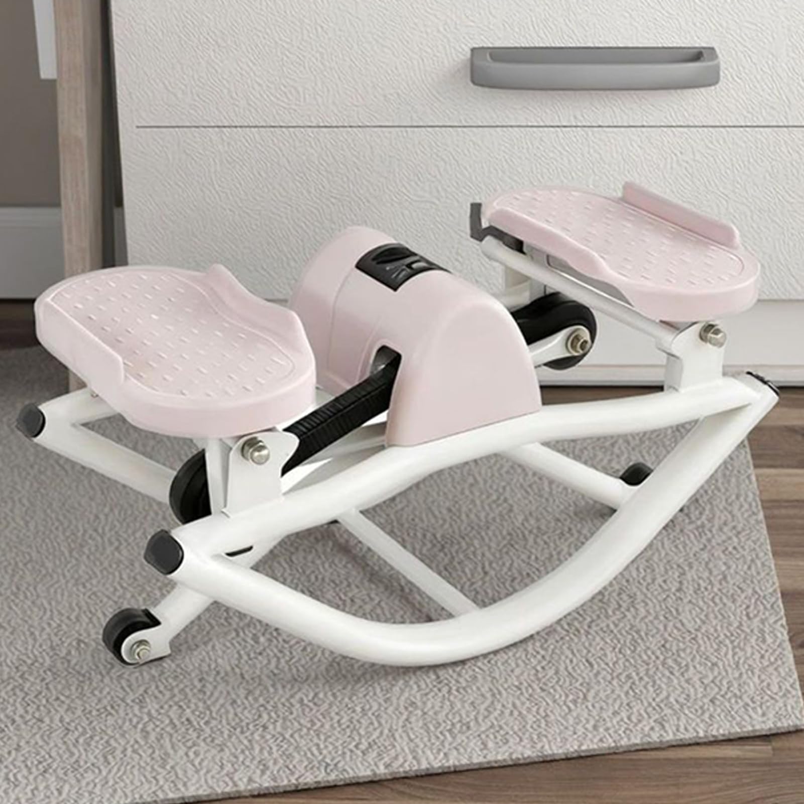 Rock Stepper Effektiv Tragbar Kompakt Seitlich Rumpftrainer | Bauch- und Beintraining Wippe Schritt Trainer für Zuhause Büro Wohnung