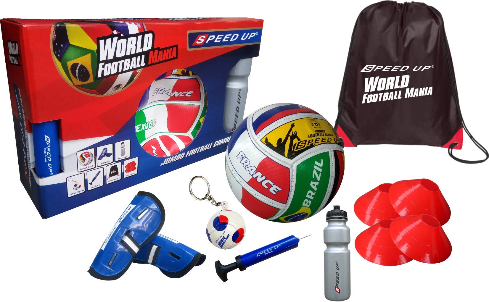 Buy speed-up jumbo football combo set- Multi color Online at Low