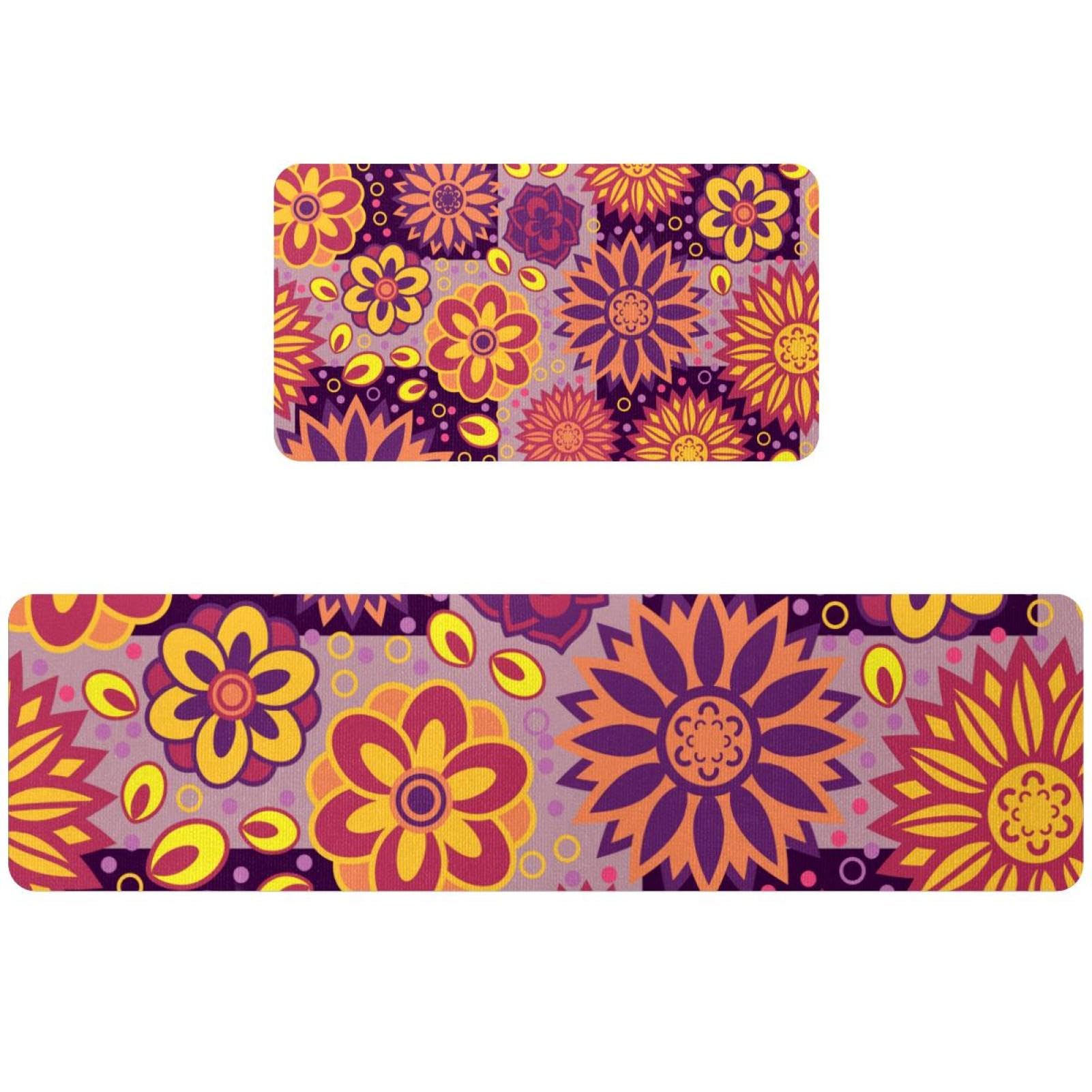 Tapis de cuisine lavable long lot de 2 tapis pour couloir et buanderie
