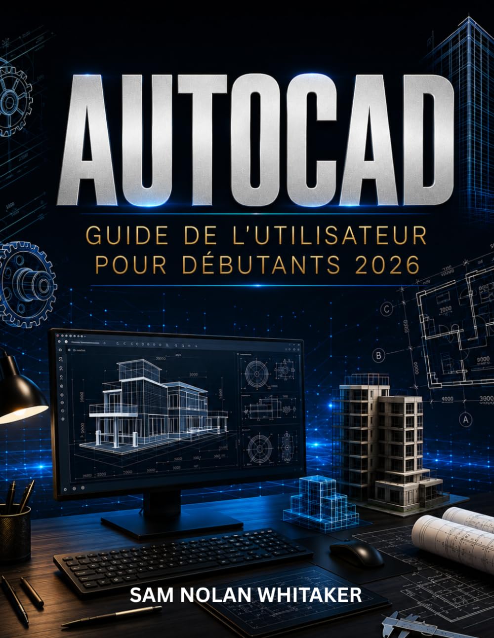AUTOCAD GUIDE DE L'UTILISATEUR POUR DÉBUTANTS 2026: Maîtrisez le dessin 2D et la modélisation 3D grâce à des instructions faciles à suivre. Leçons, exercices pratiques et illustrations réelles