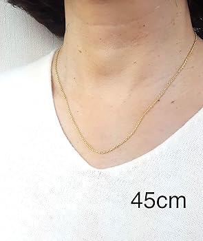 Amazon | [RMジュエリー] 18金 アズキ 50cm 幅1.1mm スライド式