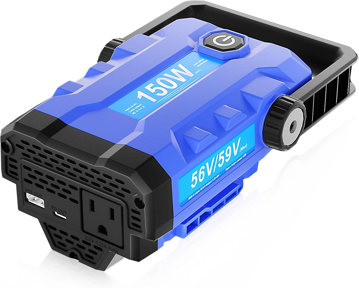 Replacement Inverter for EGO 150W Power Inverter PAD1500 PAD1800 PAD5000, Portable Power Station Compatoble with EGO 56V Indoor and Outdoor Use Battery, for Ego Power Station