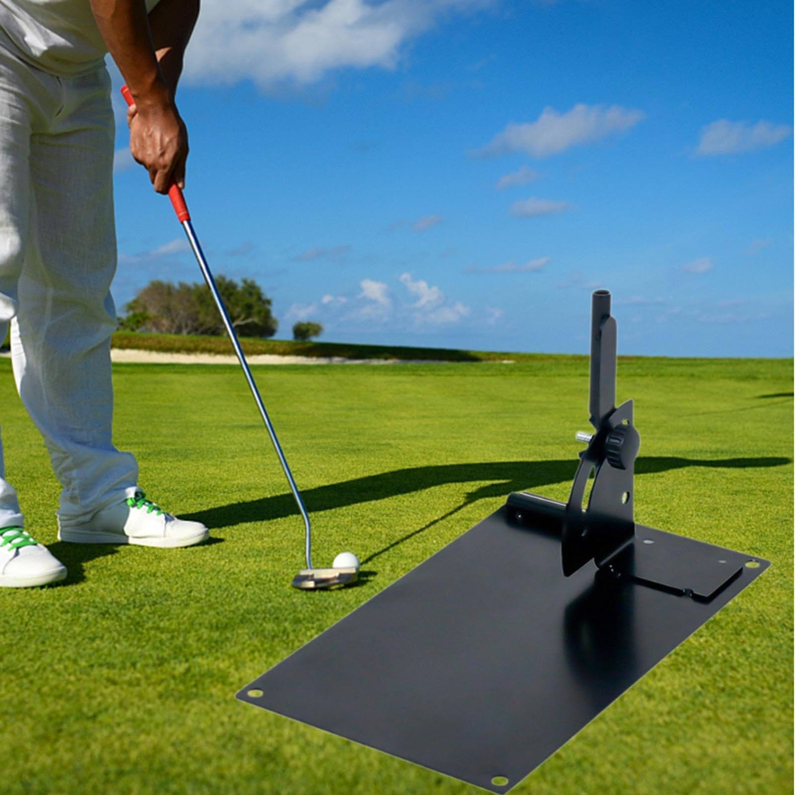 Golf Ausrichtungsstabhalter, Plane, Golfzubehör, Training