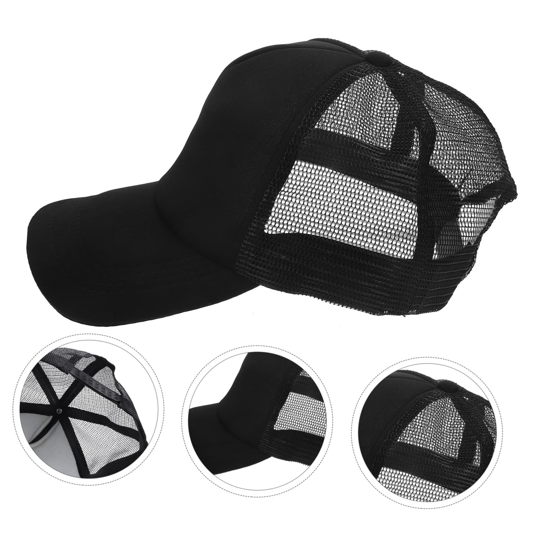 Beaupretty Gorra De Béisbol De Malla En Blanco Tapa Sombreros Hombres Sombrero De Transferencia De Calor Sombrero En Blanco Bricolaje Gorra Deportiva Rojo Poliéster