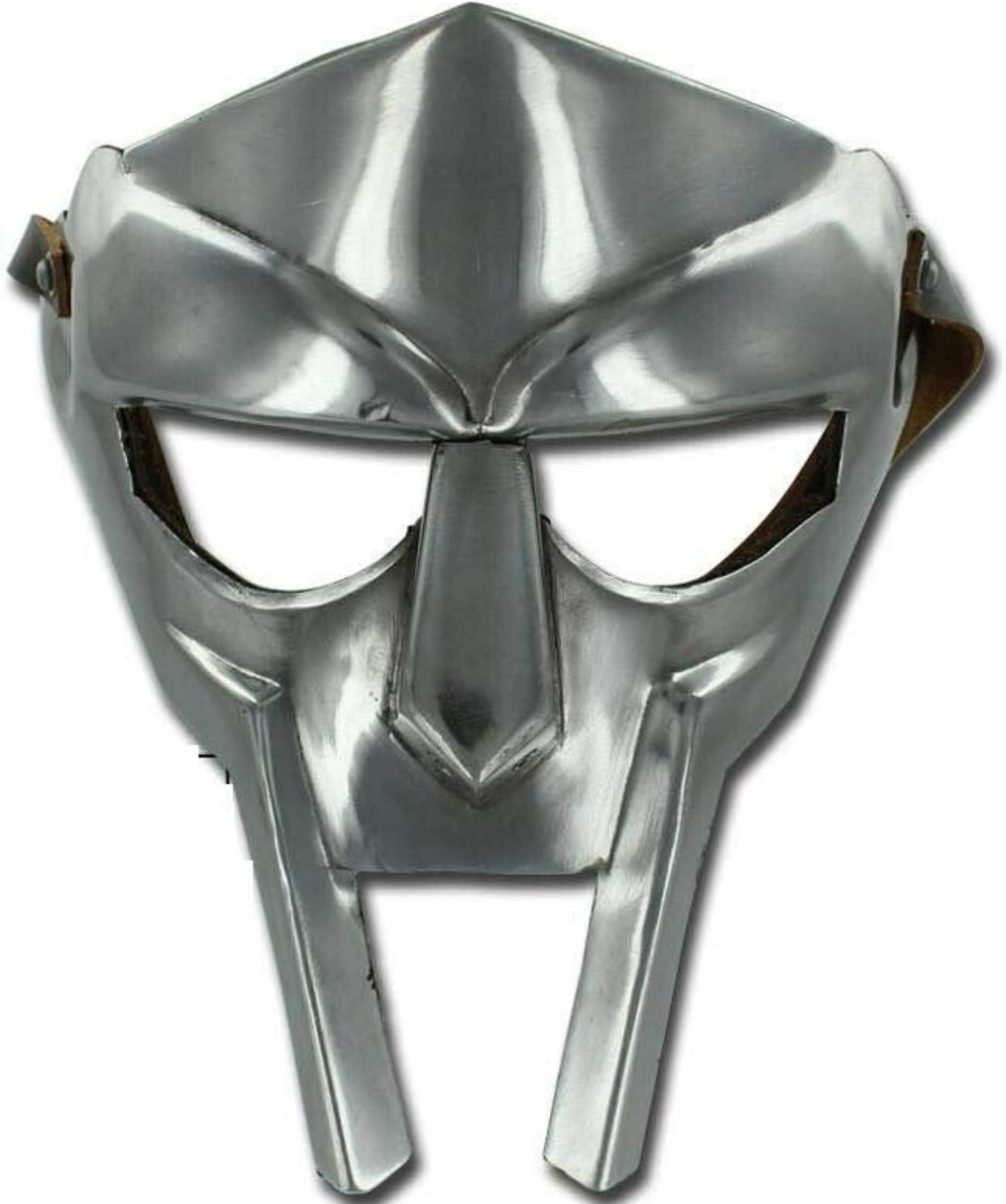 Halloween Medieval Gladiator Mask, 18G Mild, Steel, Face Armour, Medieval Hand-Forged, Roman, Armor,