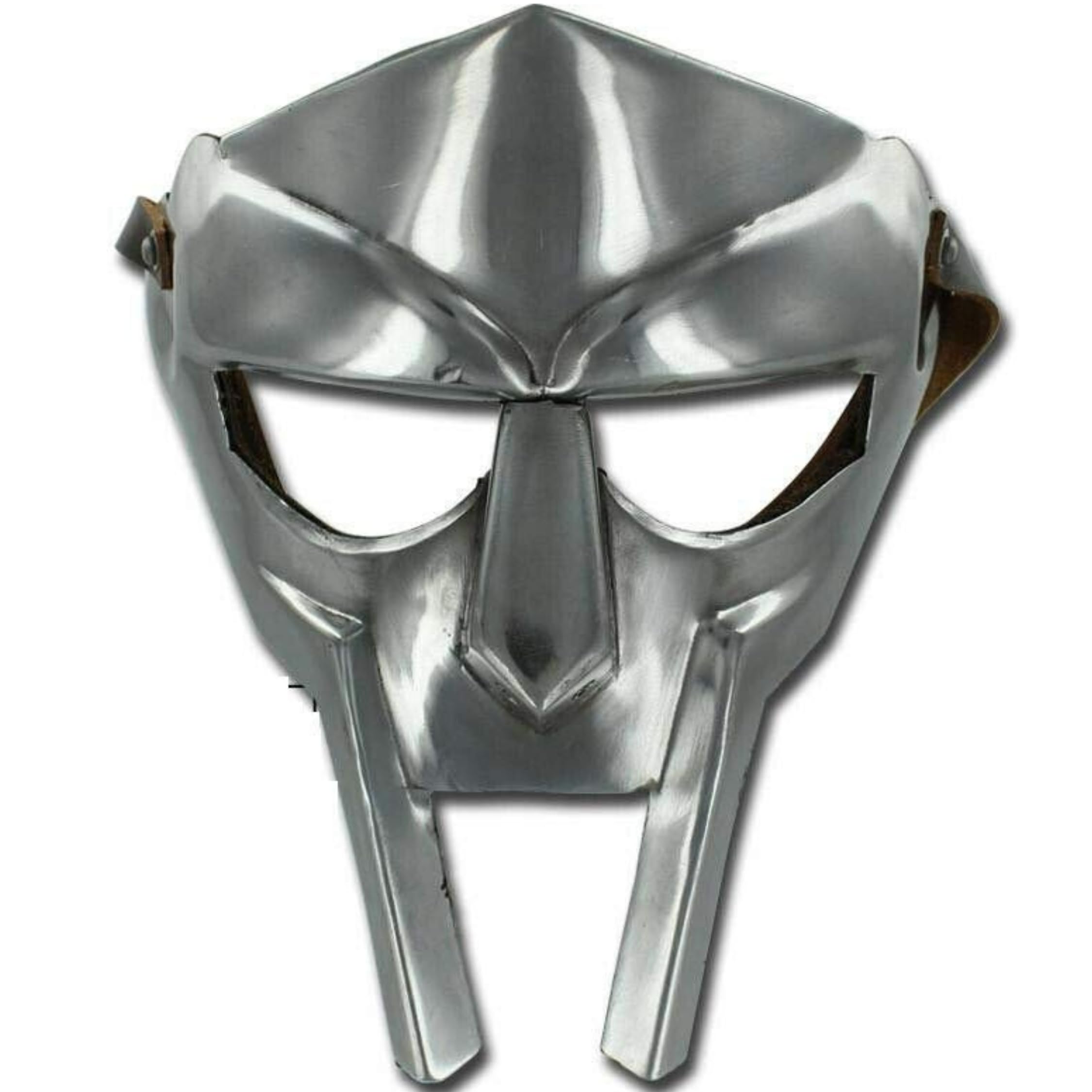 Halloween Medieval Gladiator Costume Mask 18g Re-Enactment Adult Custom Crafted MF Doom Handmade