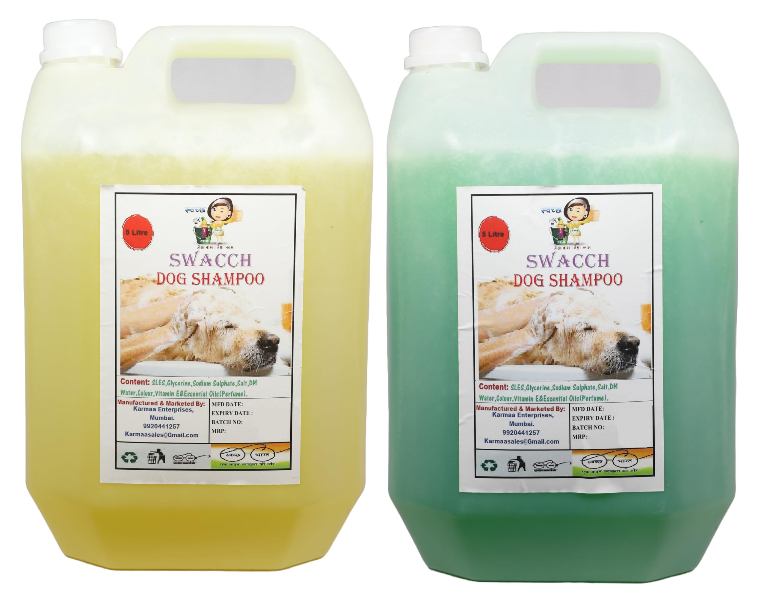 Swacch Dog Shampoo (5 Litre) (Combo Pack of 2) Lemon & Neem Alovera (B0BNL1QRQ2) Amazon Price History, Amazon Price Tracker