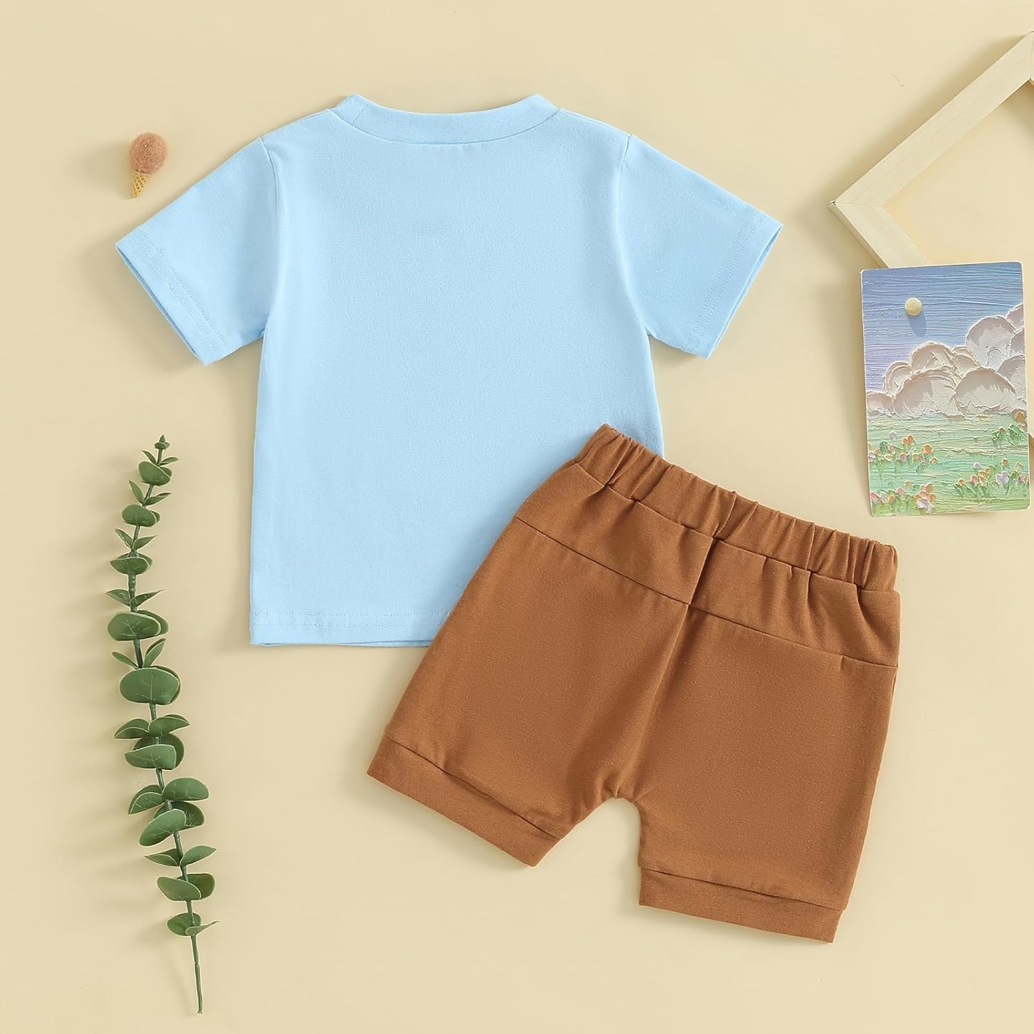 Kupretty Baby Boy Clothes Toddler Summer Outfit Short Sleeve T-Shirt Tee Tops + Shorts 6 12 18 24 Months 2T 3T Clothing Set - Image 7