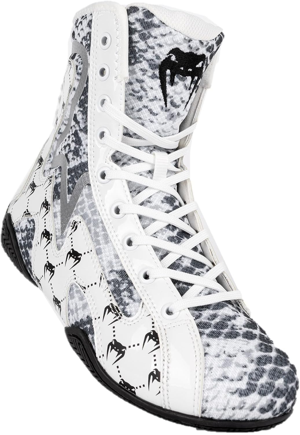 Venum White Snake Boxing Shoes - White