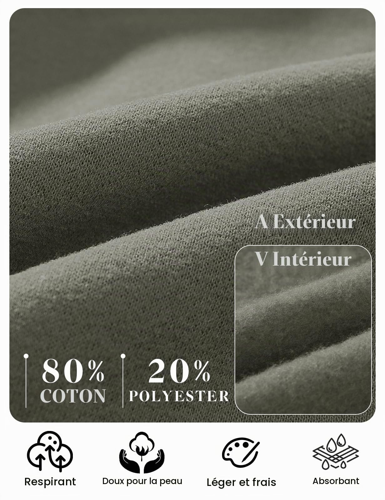 Vancavoo Sweats à Capuche Femme Zippé Polaire Veste Long Sweatshirt Automne | Doublure Polaire Légère, Coupe Ample, Manches Raglan, Zip Double Curseur, Bords Côtelés et Poches