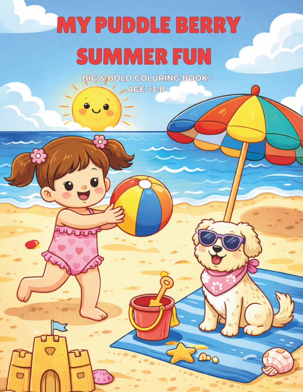 My Puddleberry Summer Fun: Big & bold Colouring Book