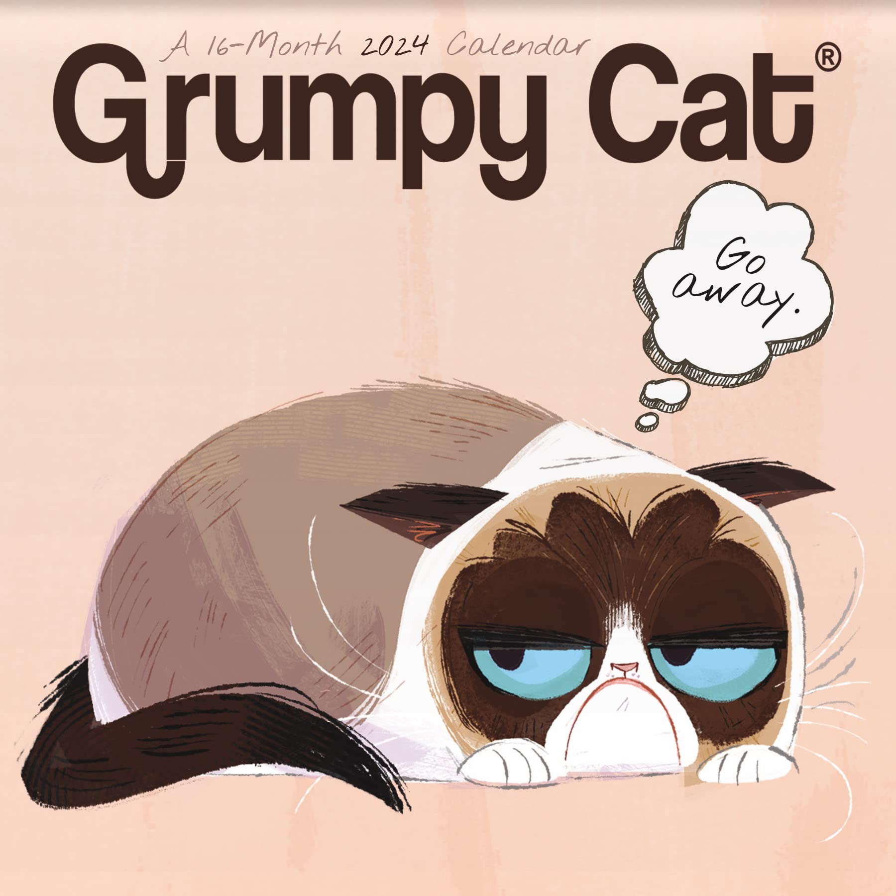 2024 Grumpy Cat Mini Wall Calendar