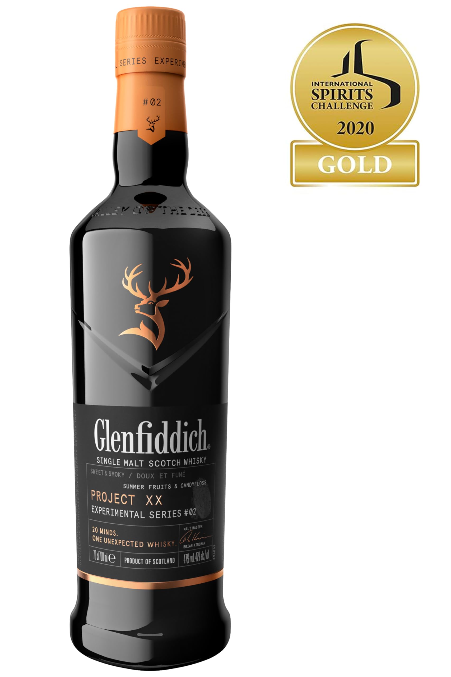 Glenfiddich Single Malt Scotch Whisky Experimental Series Project XX mit Geschenkverpackung, 70cl - limitierte Premium-Auflage