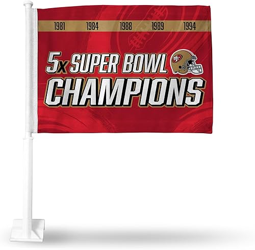Miniatura 129 de Rico Industries NFL - Bandera de doble cara para automóvil, accesorio para auto B07NHSRDX2
