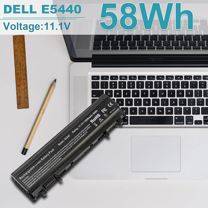 Batería TREE.NB para Dell Latitude E5440 E5540 5200mAh 11.1V miniatura 7