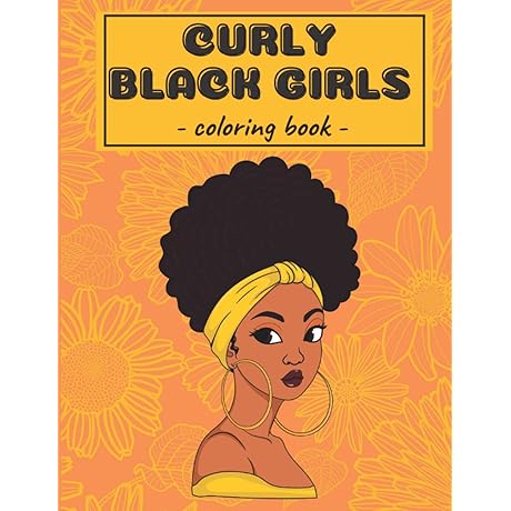 Curly Black Girls Coloring Book: Coloring with Coco Vol 1