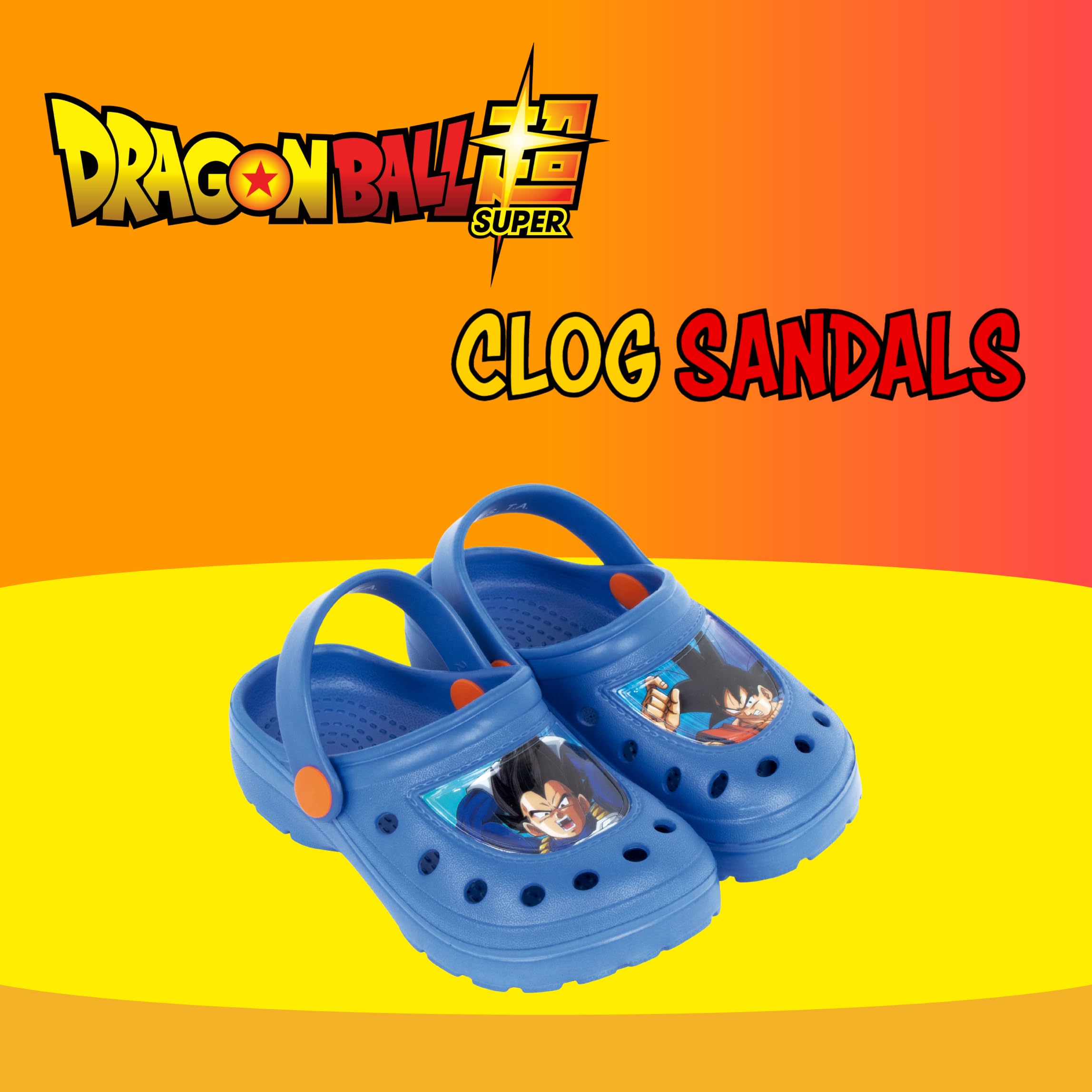 Dragon Ball Z Zuecos para Niños Goku Sandalias Clasicas Tallas EU 22-33