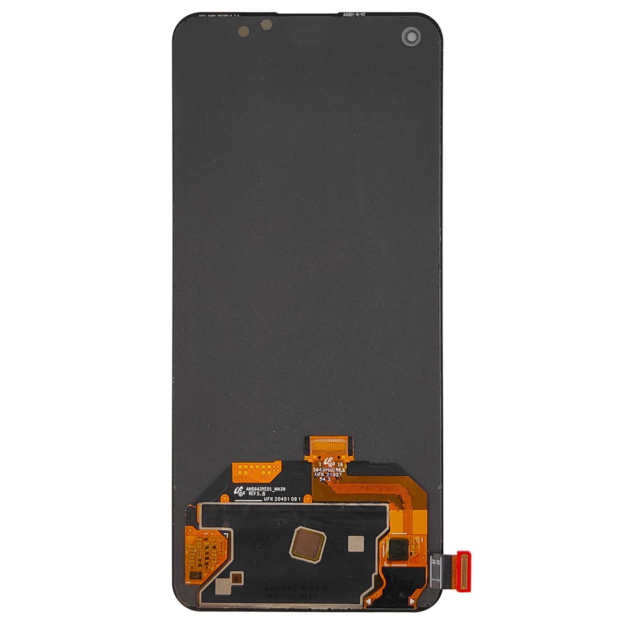 Brandneu 6.43" AMOLED Display Kompatibel mit OnePlus Nord 2T CPH2399, CPH2401 LCD Display Touchscreen Digitizer mit aktualisiertem Reparaturwerkzeugsatz-Schwarz