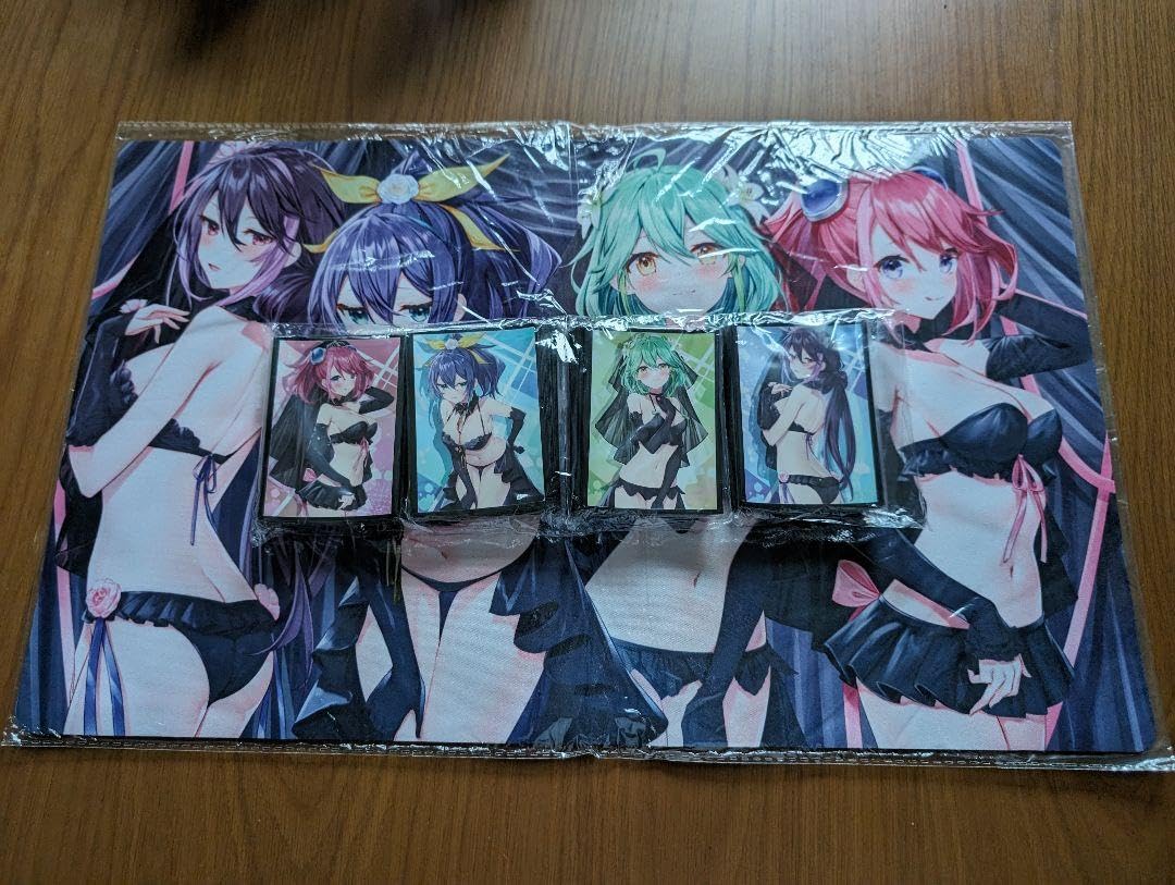 ミッドナイトブルー　ブルーアーカイブ　スリーブ　プレイマット　パンクバニーカリン ミッドナイトブルー ブルーアーカイブ スリーブ プレイマット