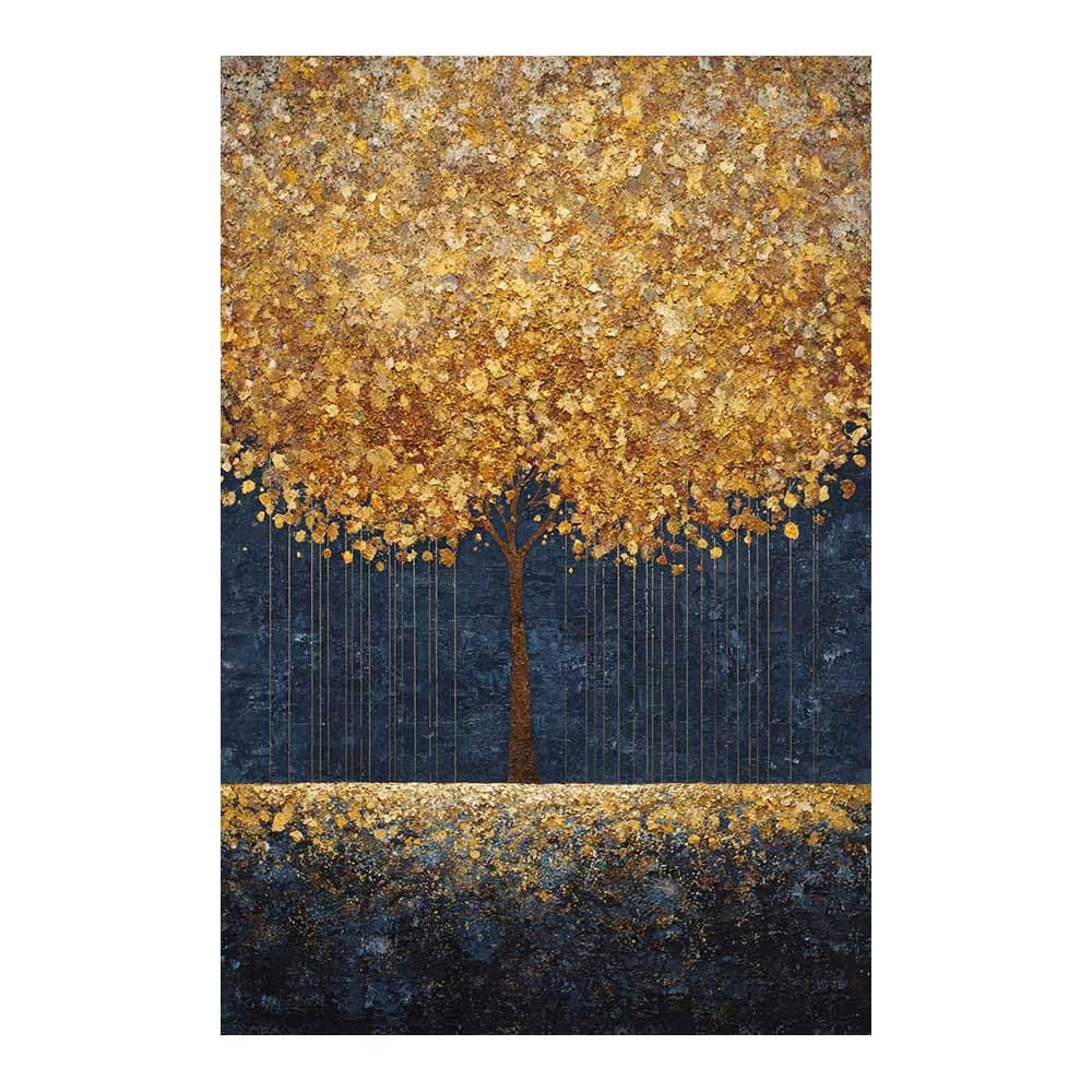 HOQIU Wall Pictures Cosmic purple tree tree poster, landscape wall art, for Living Room Bedroom Bathroom.(Multicolor)-70x100cm Unframed