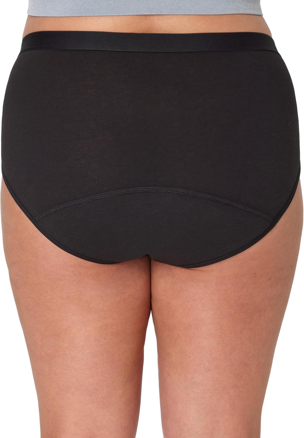 Hanes womens Just My Size Comfort, Period. Brief Period Underwear, Super Leaks, 2-pack (Plus Sizes) - Image 4