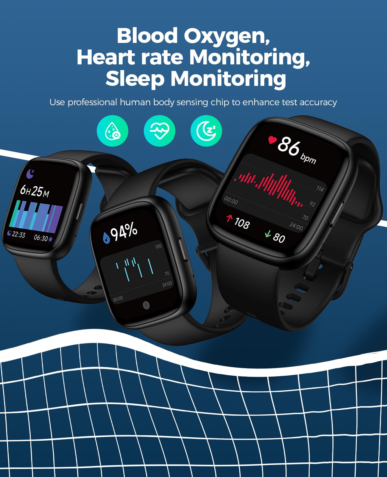 Smart Watches for Men with Bluetooth Calls, Alexa Built-in, 1.83