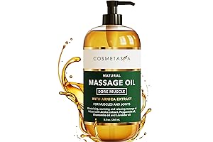 Cosmetasa Massage Oil for Deep Tissue Massage with Arnica Extract