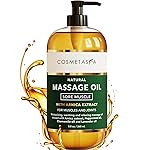 Cosmetasa Sore Muscle Massage Oil - 8.8 oz, Soothes Muscle and Joint with Arnica Extract, Peppermint, Chamomile, and Lavender Oil (8.8 oz, Sore Muscle)