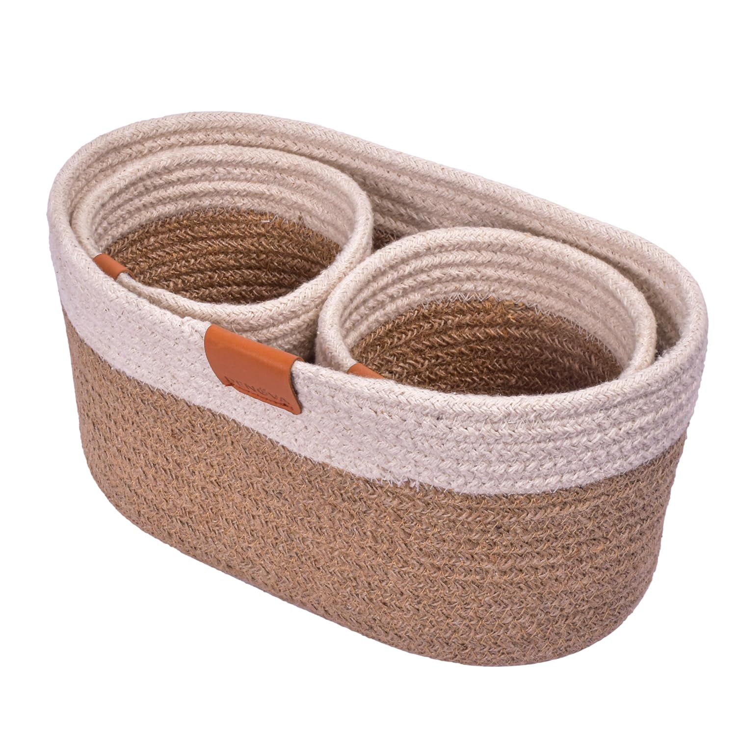 See full amazon price history chart for DENOVA Cotton Oval Organizer, Home & Kitchen Jute/Mini Rope Handwoven Eco-friendly Wicker Multipurpose Storage Shelf Basket for Hamper Gift Toy Books Stationary (White & Natural Color) DENOVA Cotton Oval Organizer, Home & Kitchen Jute/Mini Rope Handwoven Eco-friendly Wicker Multipurpose Storage Shelf Basket for Hamper Gift Toy Books Stationary (White & Natural Color) (B0C86CNTMN) Amazon Price History, Amazon Price Tracker