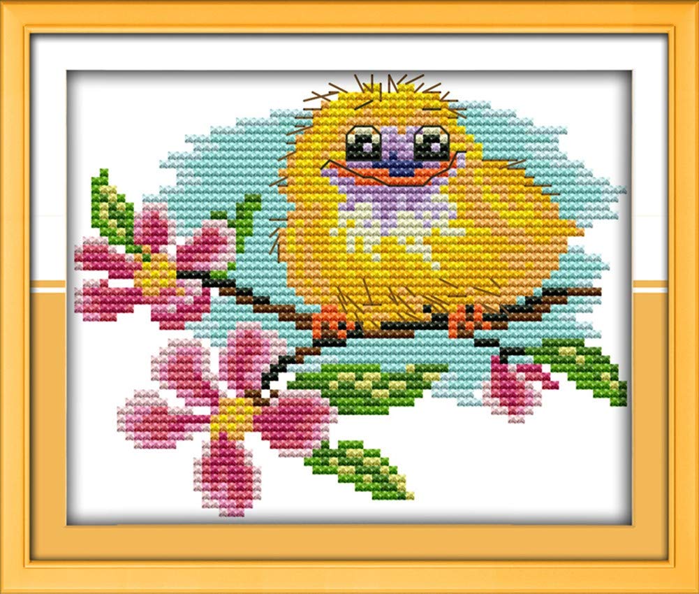 Kit De Broderie Au Point De Croix, Motif Coq, Poulet, Ligne