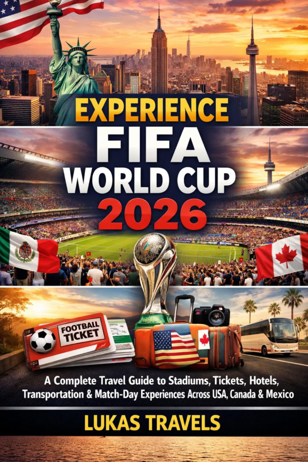 Experience FIFA World Cup 2026: A Complete Travel Guide to Stadiums, Tickets, Hotels, Transportation & Match-Day Experiences Across USA, Canada & Mexico