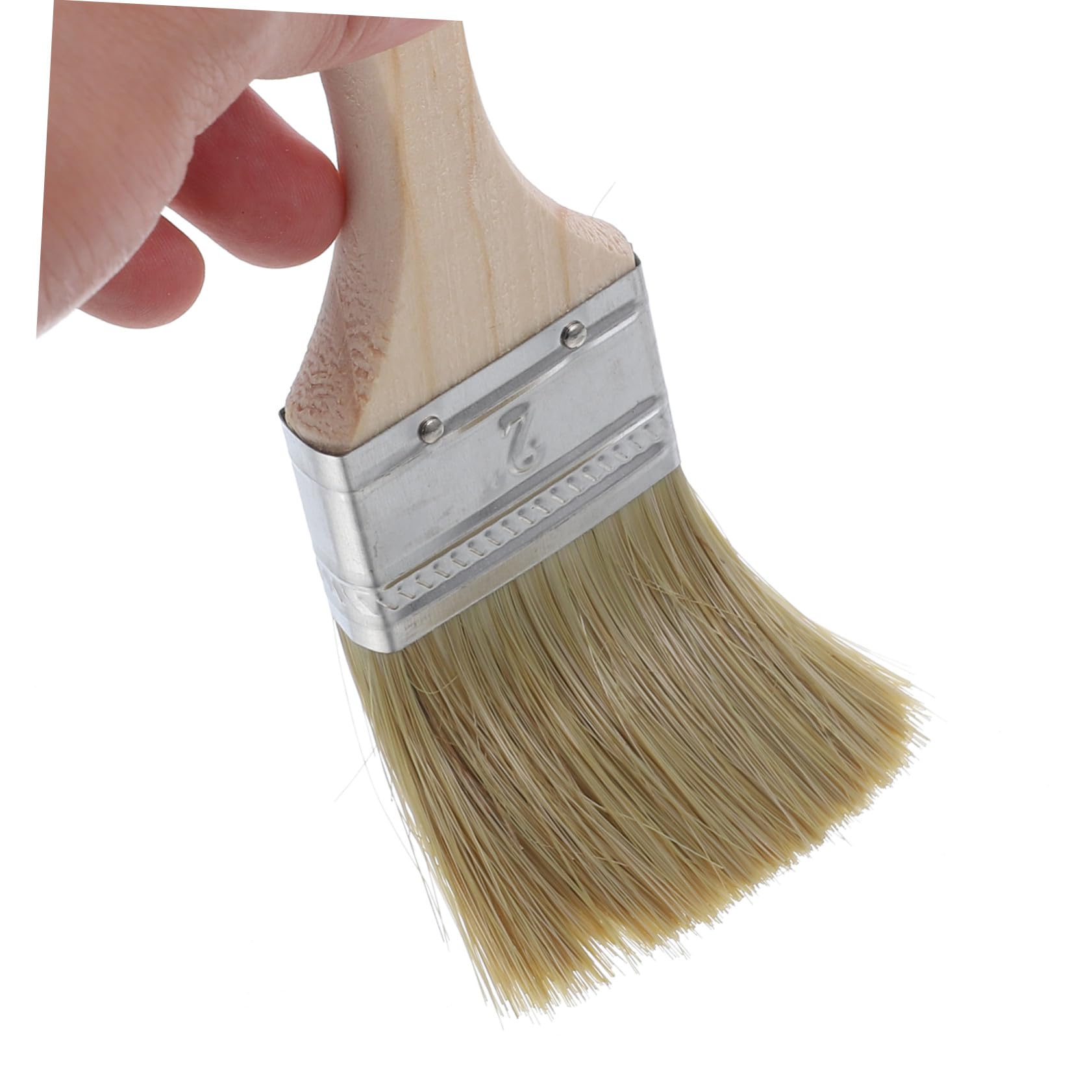 Lurrose Pinceau en Bois à Poils Beige Lot de 23 pour Peinture