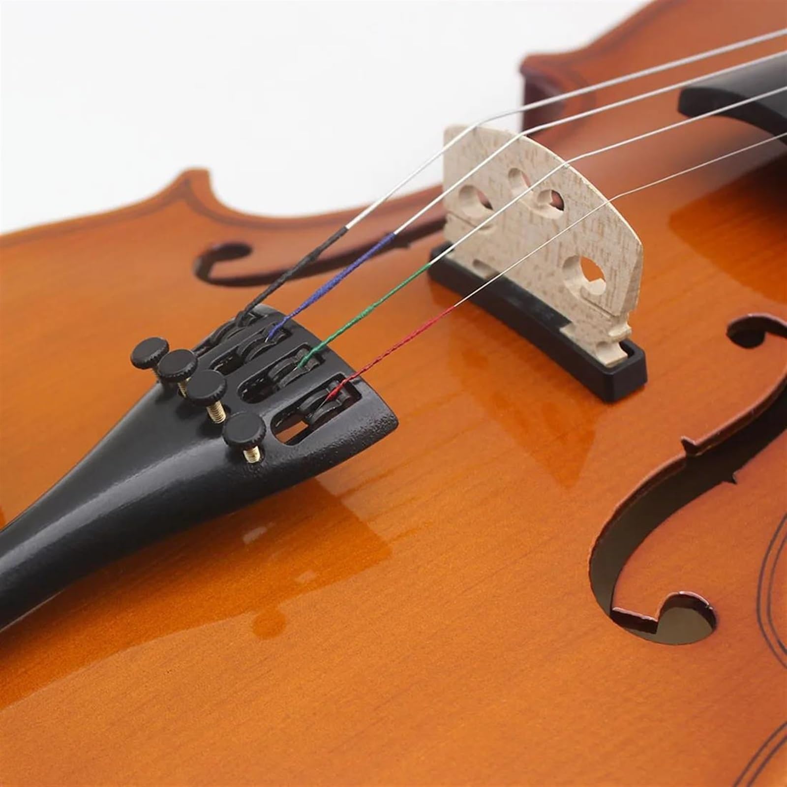 Geige 4/4 Elektrische Violine Massivholz Akustische Violine Mit Bogen Fall Geige Teile Zubehör