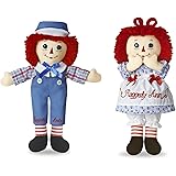 Bundle of 2 Aurora Dolls - 12'' Raggedy Ann & Raggedy Andy